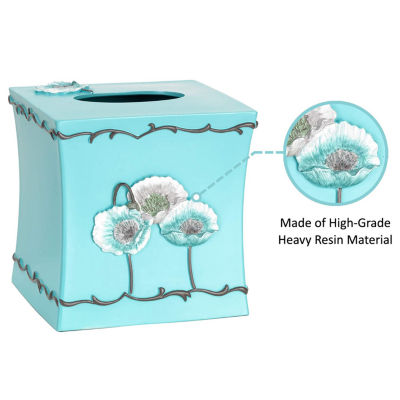 Popular Bath Poppy Fields Tissue Box Cover