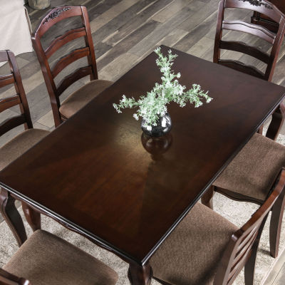 Palmvilla Dining And Kitchen Collection Rectangular Wood-Top Dining Table