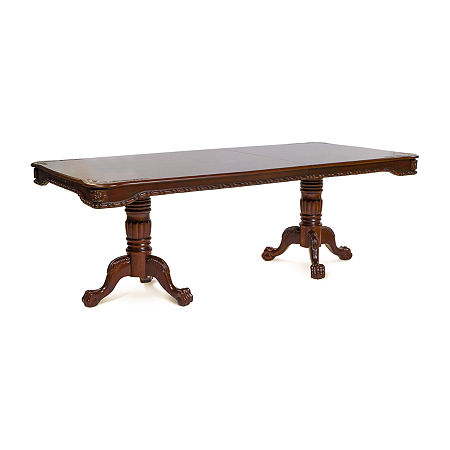 Doloros Dining And Kitchen Collection Rectangular Wood-Top Dining Tables, One Size, Brown