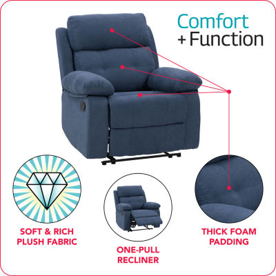 Oren Pad-Arm Manual Recliner