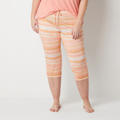 Ambrielle Womens Plus Pajama Capri Pants JCPenney