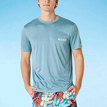 Arizona Mens Short Sleeve Swim Shirt - JCPenney