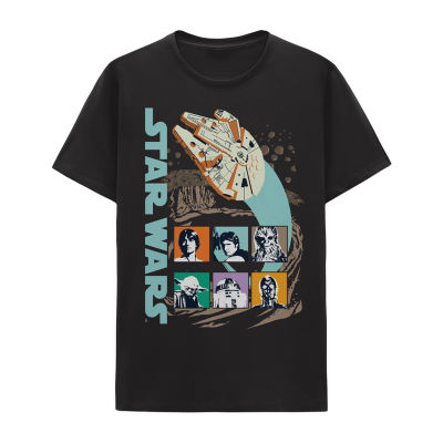 Mens Short Sleeve Star Wars Graphic T-Shirt