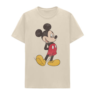 Mens Short Sleeve Mickey Mouse Graphic T-Shirt