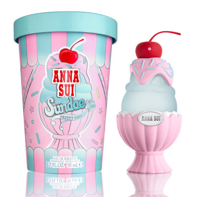 Anna Sui Sundae Pretty Pink Eau De Toilette, 1.7 Oz
