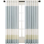 Madison Park Chester 50"W X 84"L Energy Saving Light-Filtering Rod Pocket Single Curtain Panel