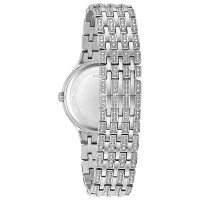 Bulova Phantom Womens Silver Tone Stainless Steel Bracelet Watch 96l243