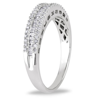 1/3 CT.T.W. Natural Diamond 10K White Gold Anniversary Band