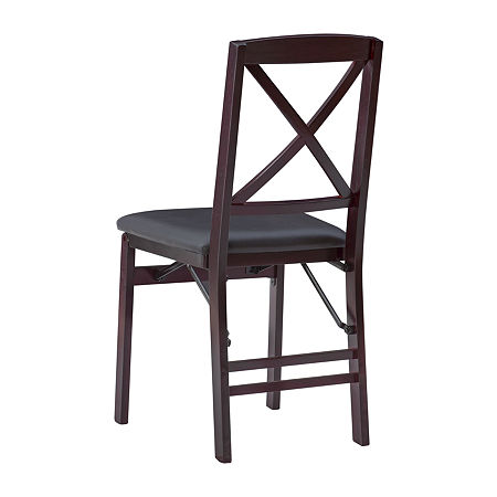 Tramore 2-pc. Upholstered Folding Chair, One Size, Brown