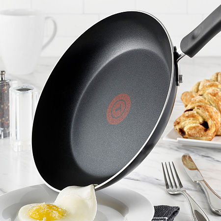 T-Fal Essentials Aluminum Non-Stick Saute Pan, One Size, Black