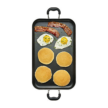 T-fal A8261414 Specialty Non-Stick 6.6 Black Mini Cheese Griddle