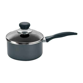 Cook N Home Nonstick Sauce Pan with Glass Lid 3-Qt, Multi-purpose Pot  Saucepan Kitchenware, Black, Aluminum