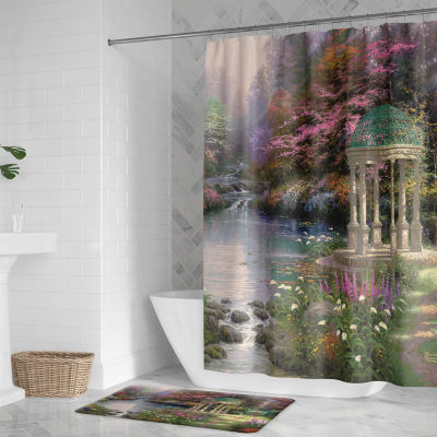 Thomas Kinkade The Garden Of Prayer Memory Foam Bath Rug