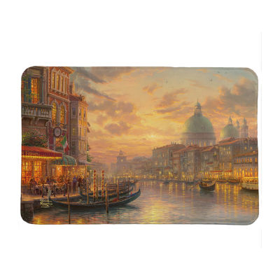 Thomas Kinkade Venetian Cafe Memory Foam Bath Mat