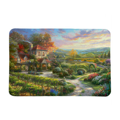 Thomas Kinkade Wine Country Living Memory Foam Bath Mat