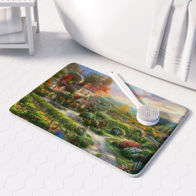 Thomas Kinkade Wine Country Living Memory Foam Bath Mat