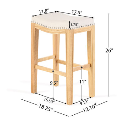 Avondale 2Pc Counter Height Upholstered Bar Stool