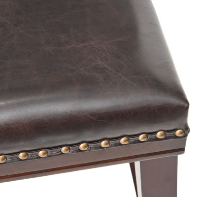 Kainu 2Pc Counter Height Nailhead Detail Bar Stool