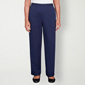 Liz Claiborne Alexis Ponte Womens Mid Rise Straight Pull-On Pants