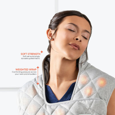 Sharper Image Heated Neck And Back Massager