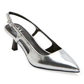 Jcpenney cheap silver pumps