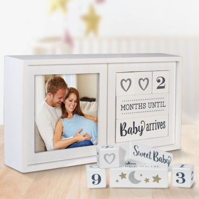 Malden 4"X4" Baby Countdown Blocks Tabletop Frame