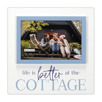 Malden 4"X6" Life Better At The Cottage Tabletop Frame