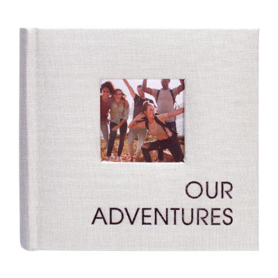 Malden Our Adventure Gray Fabric 160 Photo Album