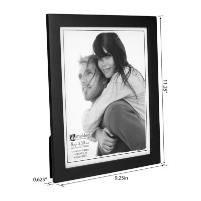 Malden 8"X10" Black Linear Tabletop Frame