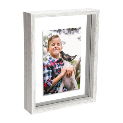 Malden 5"X7" & 6"X8" White Deep Float Tabletop Frame