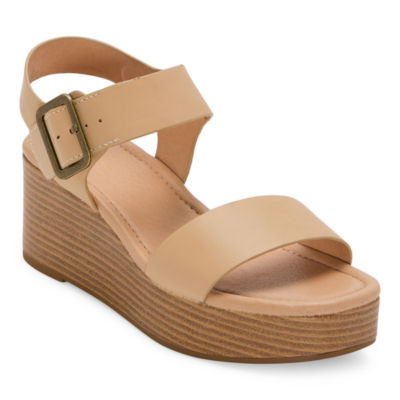 Frye and Co. Womens Lylah Wedge Sandals