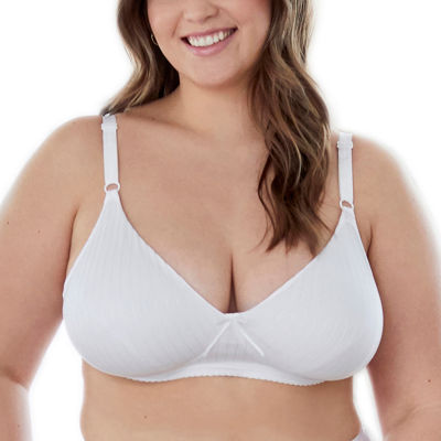 Bestform Striped Wireless Cotton Bra with Lightly-Lined Cups-5006248