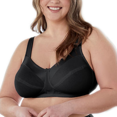 Bestform Comfortable Unlined Wireless Cotton Stretch Sports Bra with Front  Closure- 5006014