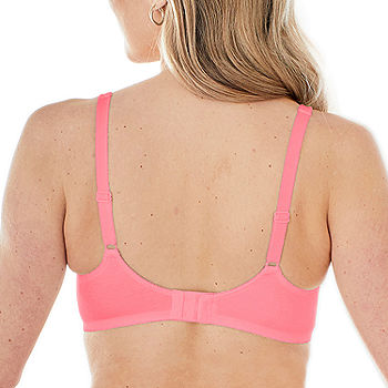 Bestform 5006233 Floral Trim Wireless Cotton Bra with Lightly-Lined Cups