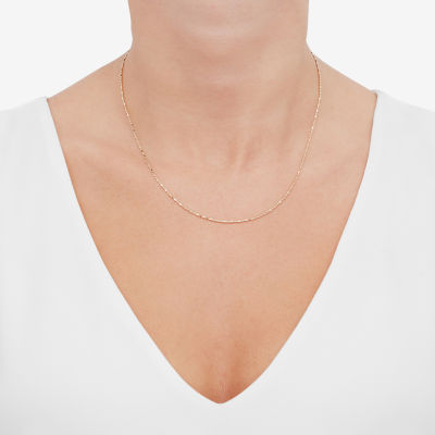 14K Gold Inch Fashion Chain Necklace