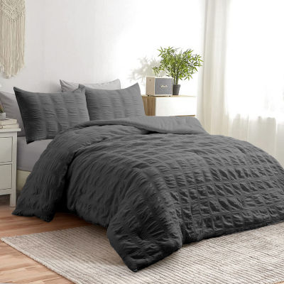 St. James Home All Season Bubble Ruched Midweight Comforter Set