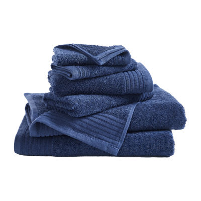 Linery Cotton Plush Spa 6-pc. Quick Dry Bath Towel Sets