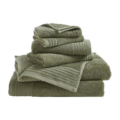 Linery Cotton Plush Spa 6-pc. Quick Dry Bath Towel Set
