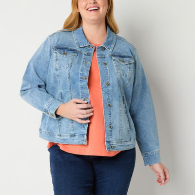 Liz claiborne denim on sale jacket