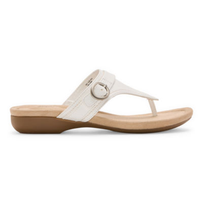 St. John's Bay Womens Zan T-Strap Flat Sandals