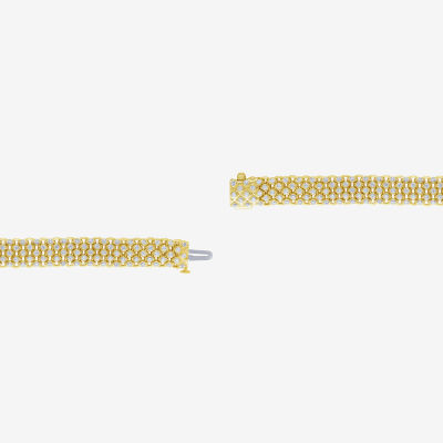 (H-I / I1) 10K Gold 7.25 Inch Chain Bracelet