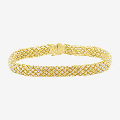 (H-I / I1) 10K Gold 7.25 Inch Chain Bracelet