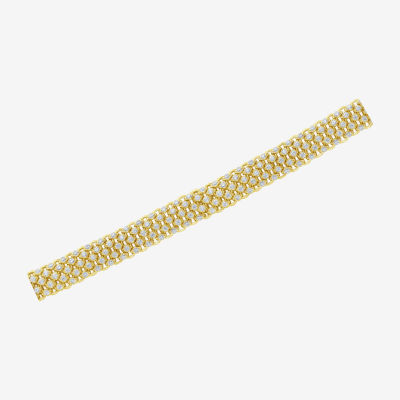 (H-I / I1) 10K Gold 7.25 Inch Chain Bracelet