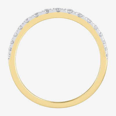 H-I / I1) CT. T.W. Lab Grown White Diamond 10K Gold Band