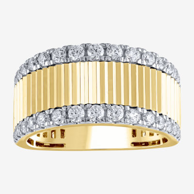 H-I / I1) CT. T.W. Lab Grown White Diamond 10K Gold Band