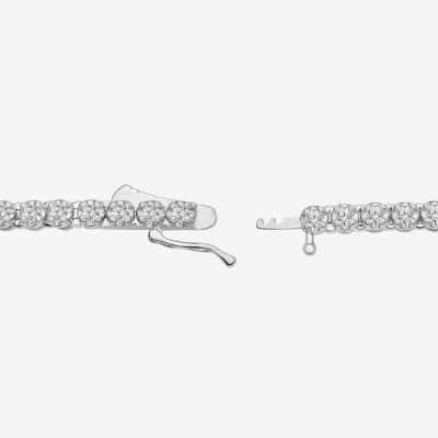Mens CT. T.W. Natural White Diamond 10K Gold Tennis Necklaces