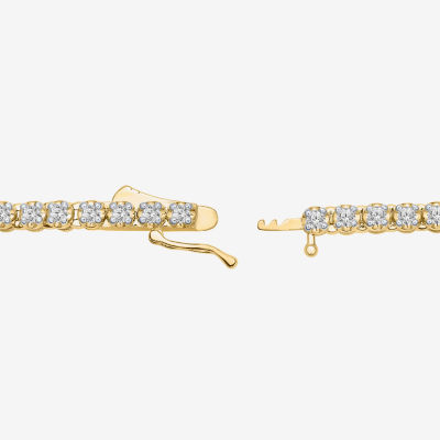 Mens CT. T.W. Mined White Diamond 10K White Gold Tennis Necklaces