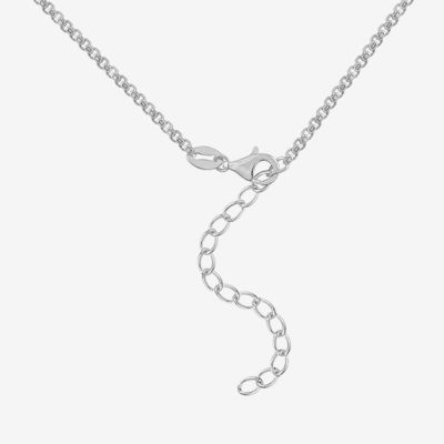 Diamonart Womens White Cubic Zirconia Sterling Silver Y Necklace