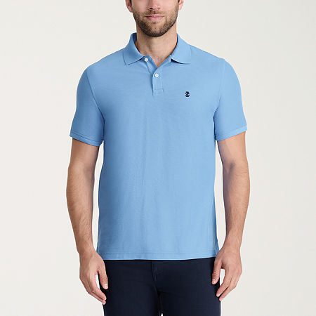 IZOD Advantage Performance Mens Classic Fit Short Sleeve Polo Shirt, X-large, Blue
