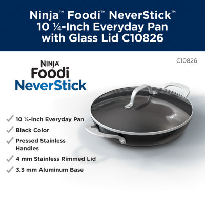 Ninja Foodi Neverstick 10.25" Frying Pan with Lid